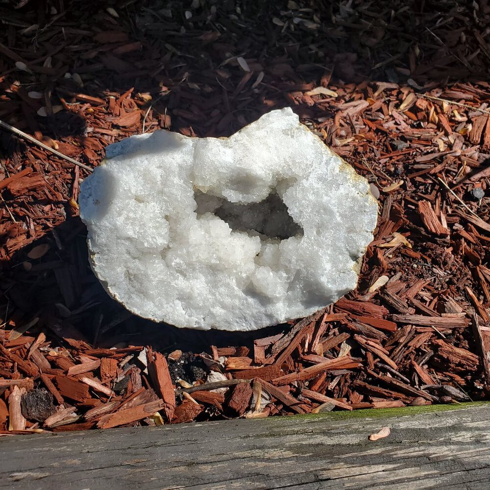 Natural Geode Home Accent